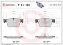 Brembo Brake Pad Set - P61135
