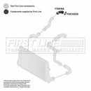 First Line Turbo Hose  - FTH1156 fits VAG A3,Altea,XL,Caddy,Golf 03-
