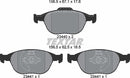 Ford, Brake Pad Set - Textar 2344004
