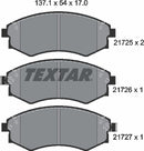 Textar Brake Pad Set - 2172501