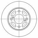 Borg & Beck Brake Disc (Pair)  - BBD5530