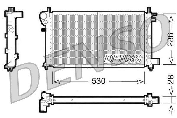 Denso Radiator - DRM21003 | Arnold Clark Autoparts