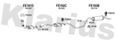 Klarius FE191D - Box With Front Pipe  - Fits Ford Escort 1.8D