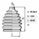 First Line Cv Joint Boot Kit  - FCB6422 fits Ford Focus 2014-