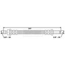 Borg & Beck Brake Hose  - BBH6246 fits L.Rover 88,109,Reliant Robin