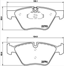 Brembo Brake Pad Set - P06057