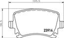 Mintex Brake Pad Set fits -Audi Seat Skoda VW MDB2580 (also fits other vehicles)