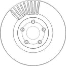Disctech Brake Disc (Single) - Fits Ford, Ford usa - ABD3823 - Front Axle