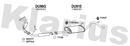 Klarius DU90G - Box With Centre Pipe  - Fits Daihatsu Terios 1.3i