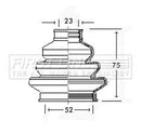 First Line Cv Joint Boot Kit  - FCB2220 fits BMW 3 series - Outer