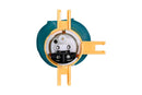 HELLA 6PP 009 403-111 Sensor, intake manifold pressure - 3-pin connector - Bolted