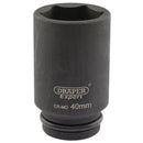 Expert HI-TORQ 6 Point Deep Impact Socket, 3/4" Sq Dr, 40mm