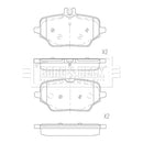 Borg & Beck Brake Pads - BBP2884