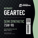 Ultratec Geartec Semi Synthetic 75W90 - 20 Litre Engine Oil