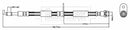 Borg & Beck Brake Hose  - BBH8721 fits Kuga II (DM2) 2012>
