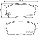 Mintex Brake Pad Set fits -Nissan Suzuki MDB3072 (also fits other vehicles)