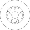 Disctech Brake Disc (Single) - Fits Mercedes-benz - ABD3391 - Front Axle