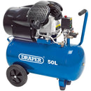 Draper 50L Twin V Oil Compressor - 29355