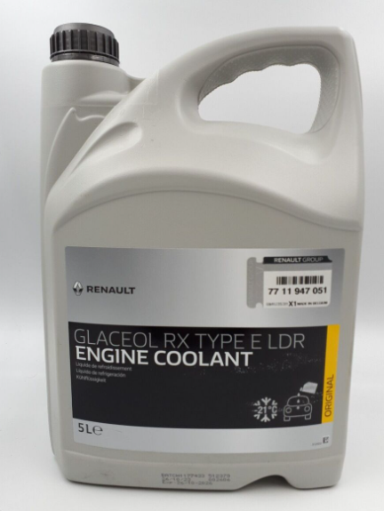 Genuine Renault Glaceol RX Type E LDR Green Coolant - 77 11 947 051