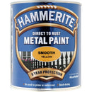Hammerite Direct To Rust Metal Paint - Smooth Yellow - 750ml - 5092874
