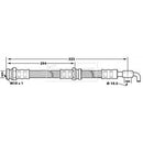 Borg & Beck Brake Hose  - BBH7313 fits Ford Probe 94-98