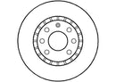 Disctech Brake Disc (Single) - Fits Bmw, Opel - ABD3454 - Front Axle