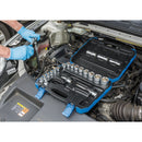 1/2" Sq. Dr. Metric Socket Set (24 Piece)