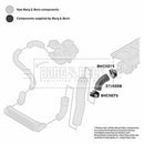 Borg & Beck Turbo Hose  - BTH1208 fits BMW E39, E46 2.0D