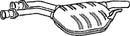 Klarius MZ218A - Box With Centre Pipe  - Fits Mercedes 200 T,TE 2.0