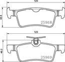 Mintex Brake Pad Set fits -Peugeot MDB3716 (also fits other vehicles)
