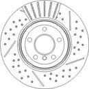 Disctech Brake Disc (Single) - Fits Bmw - ABD3440 - Rear Axle