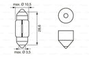 Bosch Bulb 12V 10W 11/30Mm - 1987302227