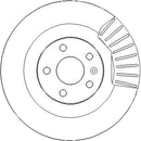Disctech Brake Disc (Single) - Fits Honda, Volvo - ABD3317 - Rear Axle