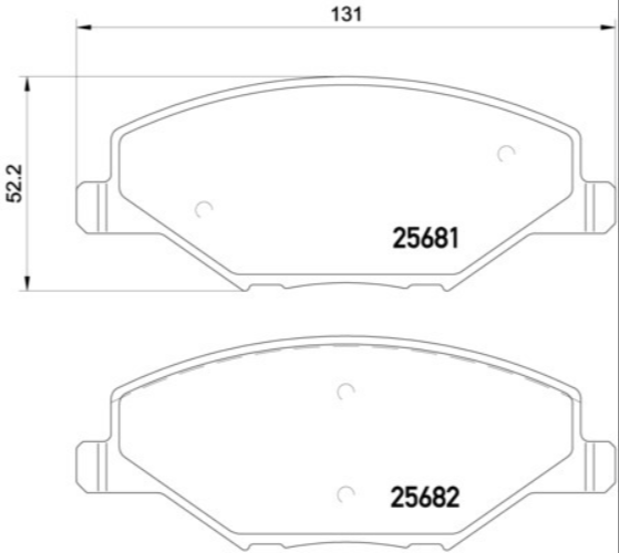 Brembo Brake Pad Set - P85121