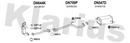 Klarius DN644K - Centre Pipe  - Fits Nissan Micra 1.5 dCi