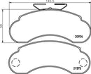 Mintex Brake Pad Set fits -MercedesBenz MDB1649 (also fits other vehicles)