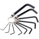 Draper MM HEX Key Set ON Ring 10pc - 33655