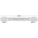 Borg & Beck Brake Hose  - BBH6730 fits Mazda 323 F(BJ),626,Premacy CP