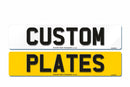4D Pair of Aluminium Number Plates 520 X 111|Standard