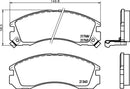Mintex Brake Pad Set fits -Citroën Mitsubishi MDB1539 (also fits other vehicles)