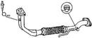 Klarius 301021 - Front Pipe For Cat  - Fits Fiat Punto 1.1i