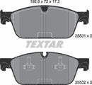 Textar Brake Pad Set - 2553103