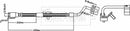 Borg & Beck Brake Hose  - BBH8452 fits Jeep Wrangler 03-07