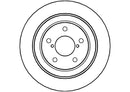 Disctech Brake Disc (Single) - Fits Subaru, Toyota - ABD2812 - Rear Axle