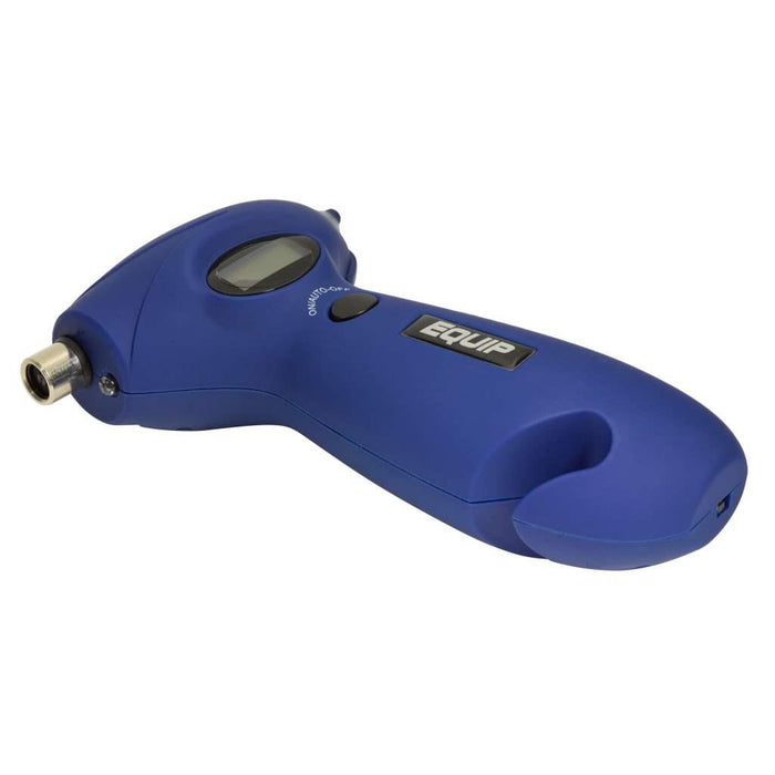 Digital tyre pressure gauge tool.

