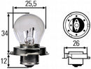 HELLA 8GA 002 074-121 Halogen-Bulb - U - Standard - 12V - 45W - Quantity: 1