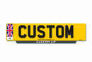 Standard Rear Lipped 4D Eco Number Plate 520 X 127 GB