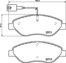 Mintex Brake Pad Set fits -Alfa Romeo Chrysler Fiat MDB3318 (also fits other vehicles)