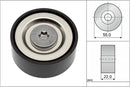 INA Deflection/Guide Pulley - V-Ribbed Belt - Part No - 532072010