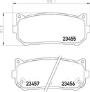 Mintex Brake Pad Set fits -Kia MDB1922 (also fits other vehicles)